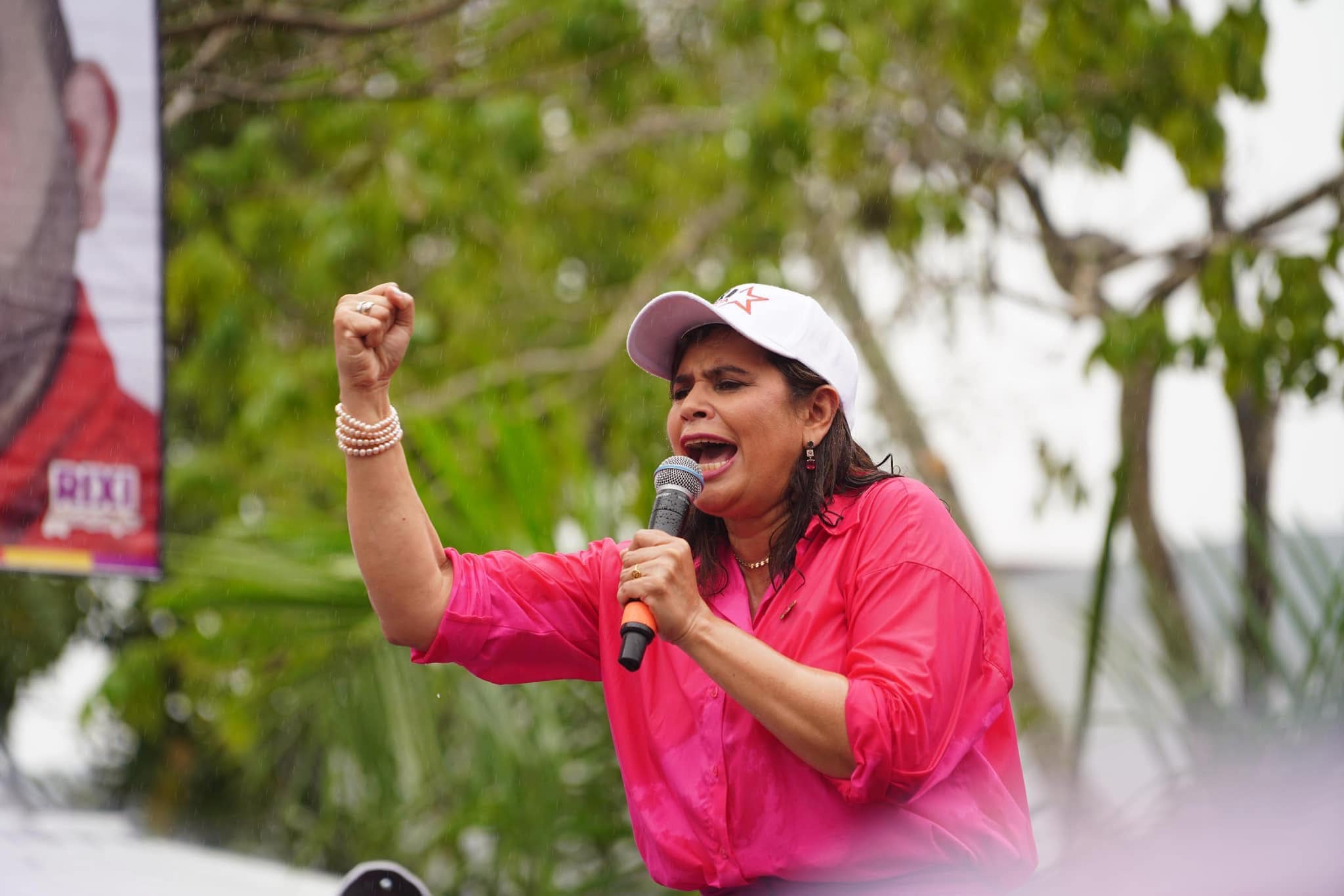 Rixi Moncada en el centro de un escándalo internacional durante su campaña en Honduras